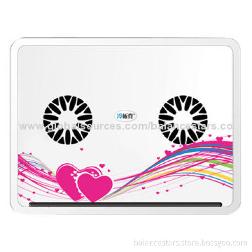 Colorful Laptop Cooling Pad, Super Silent Fans & Powerful Efficient Wind